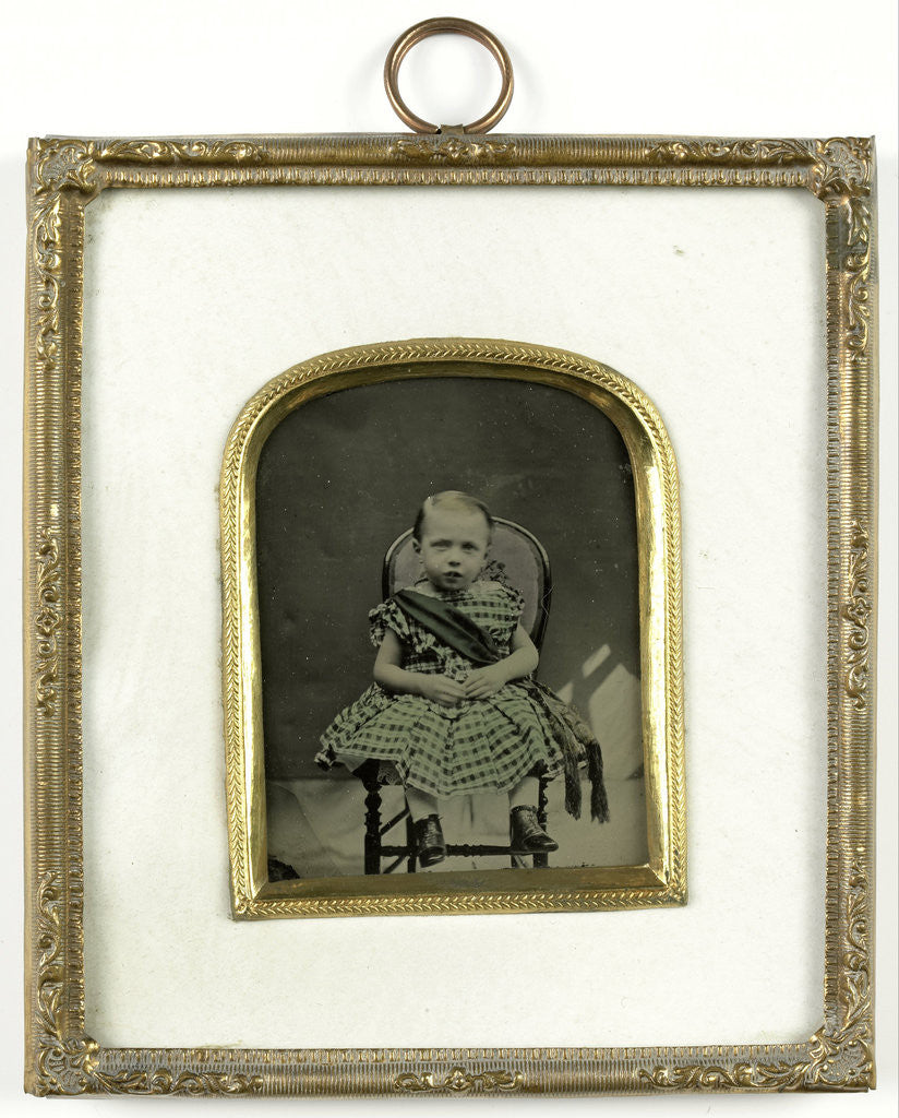 Detail of Portrait girl by W. Savery