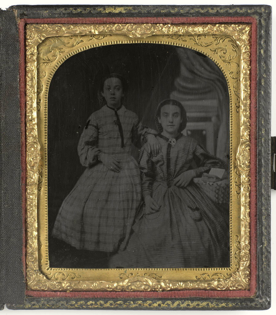 Detail of Portrait two sisters by Anonymous