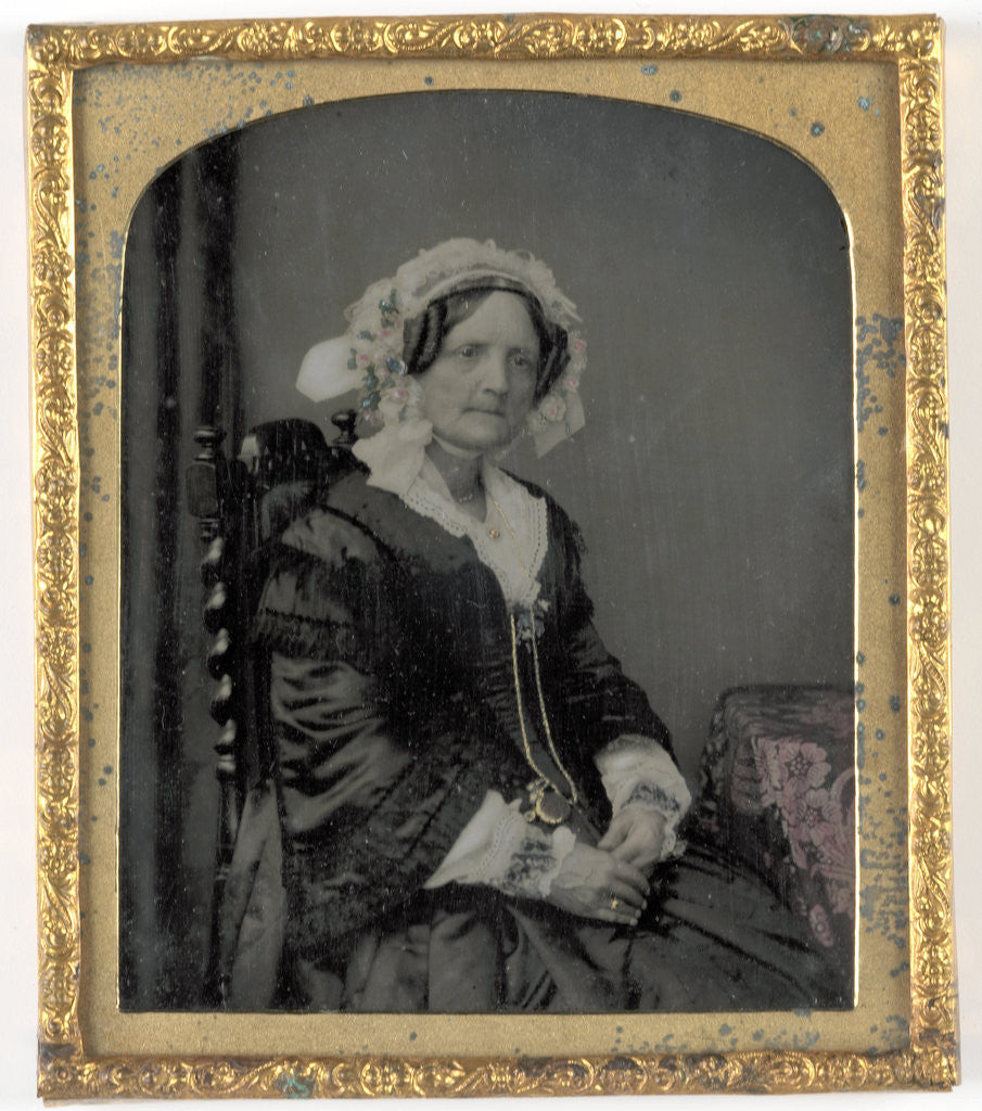 Detail of Portrait woman by Henry Death