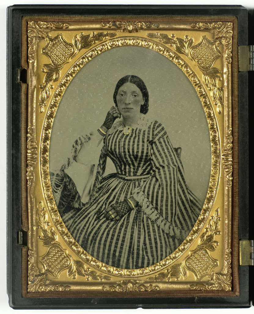 Detail of Portrait woman by Anonymous