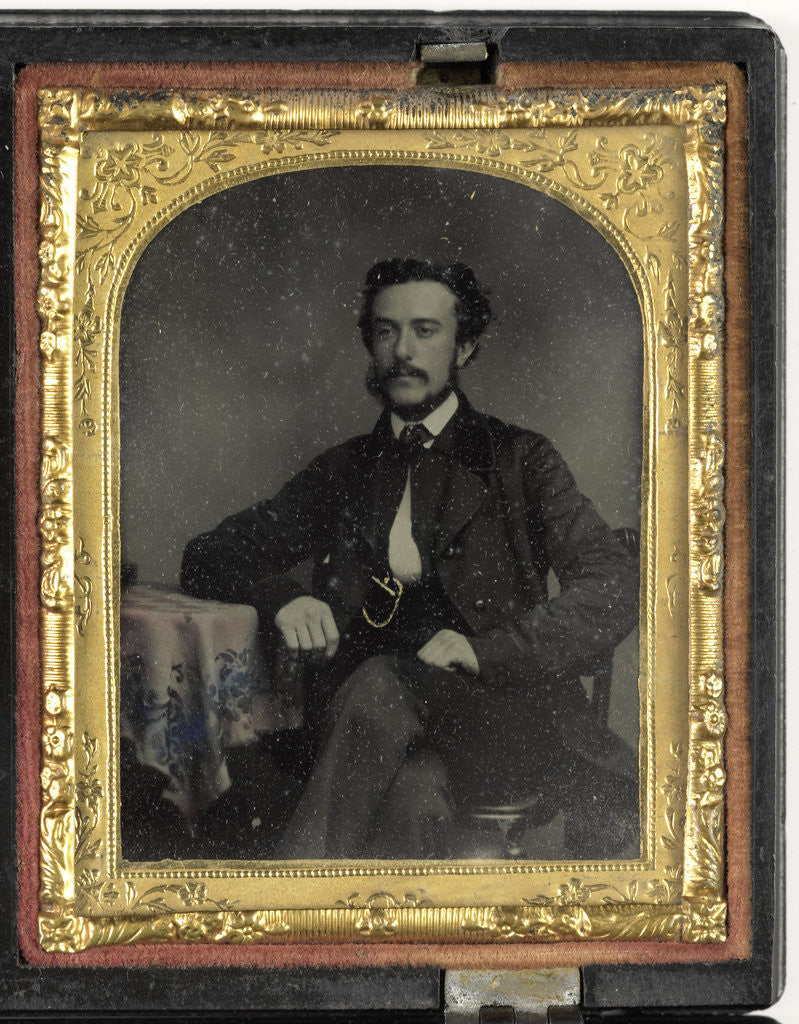 Detail of Portrait man by Anonymous