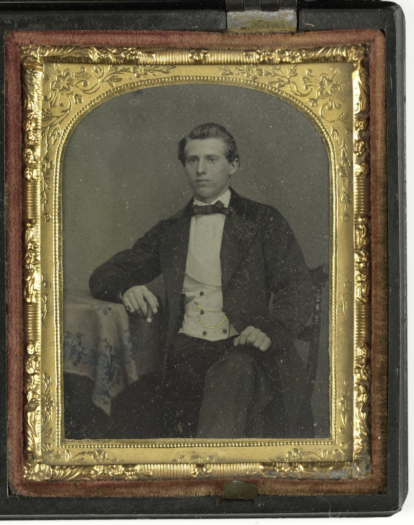 Detail of Portrait young man by Anonymous