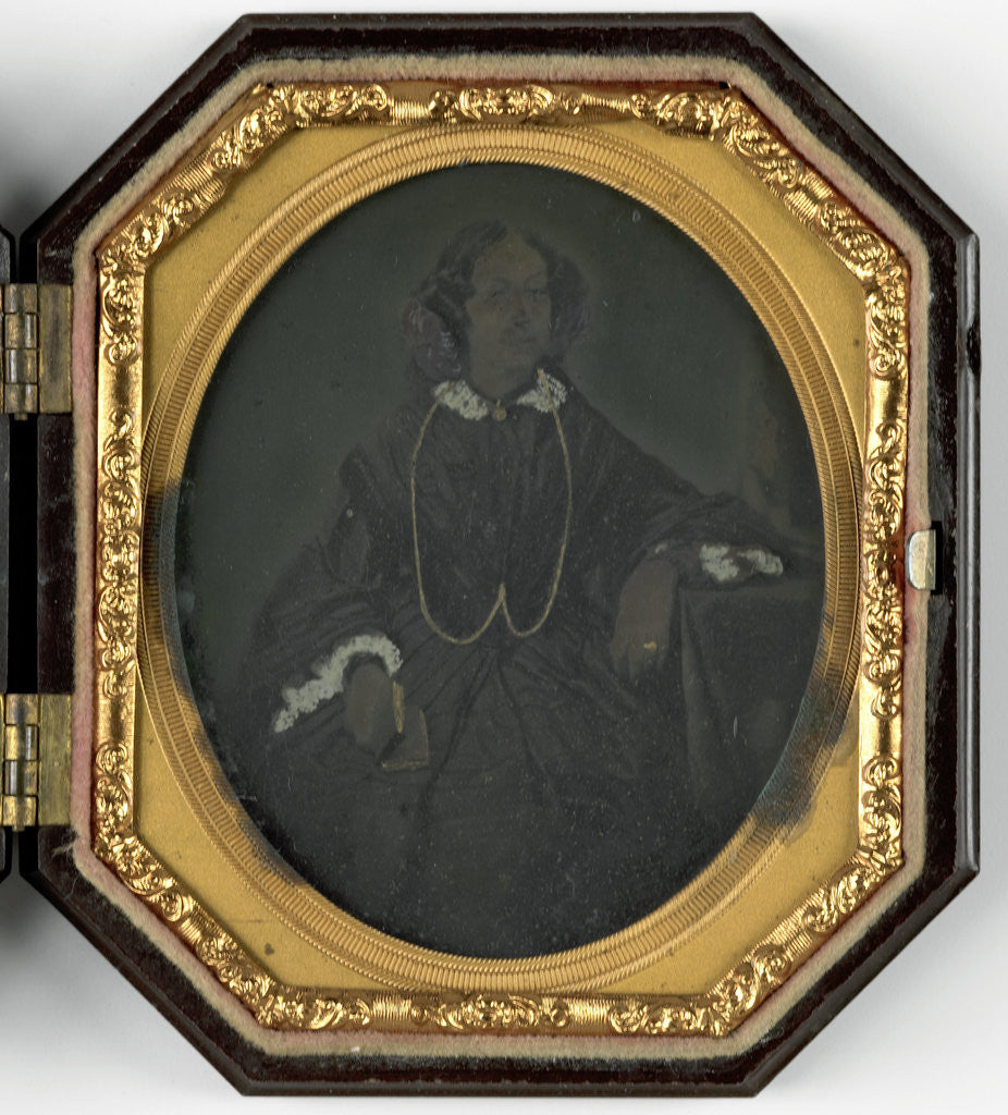 Detail of Portrait woman by Anonymous