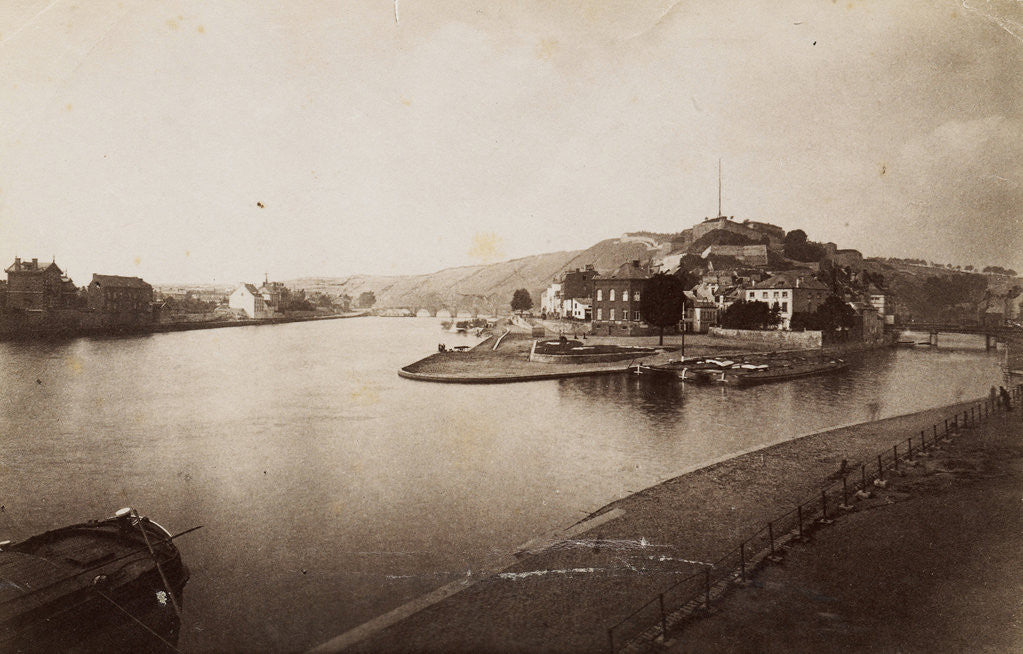 Detail of Grognon in Namur at the point of interflow of the Meuse and Sambre by GH