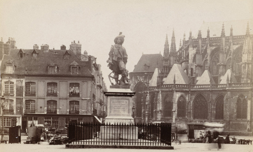 Detail of Place Nationale Duquesne Dieppe, France by Anonymous