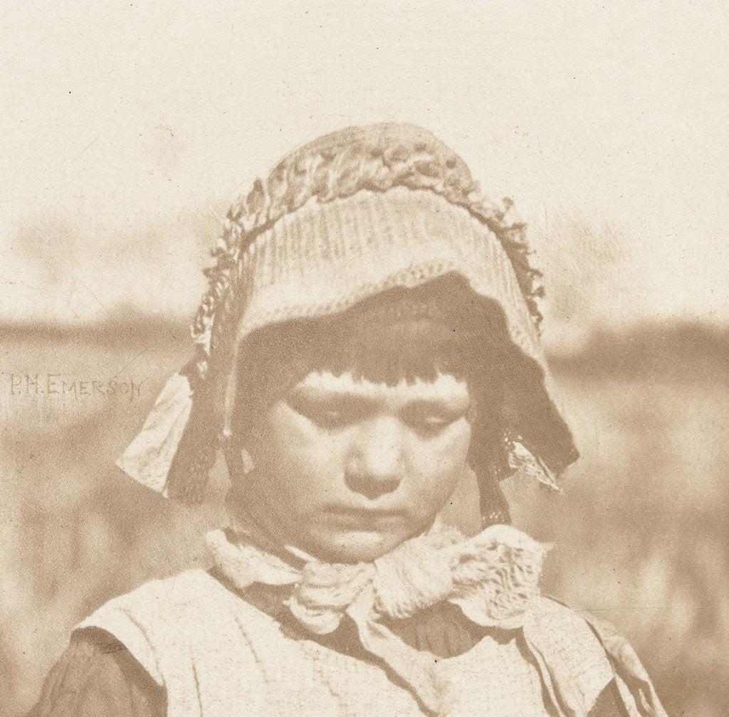 Detail of Girl from East Anglia by Peter Henry Emerson