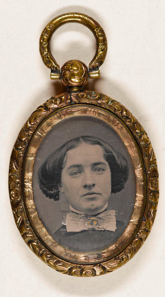 Detail of Explanatory Pendant with portraits of a woman by Anonymous