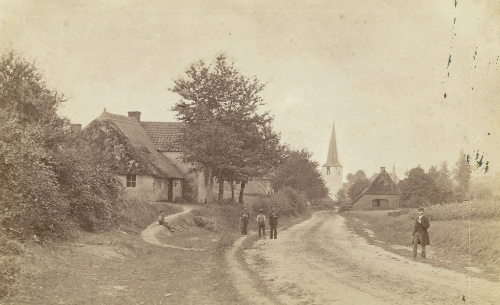 Detail of View of a country road in Zeist by Anonymous