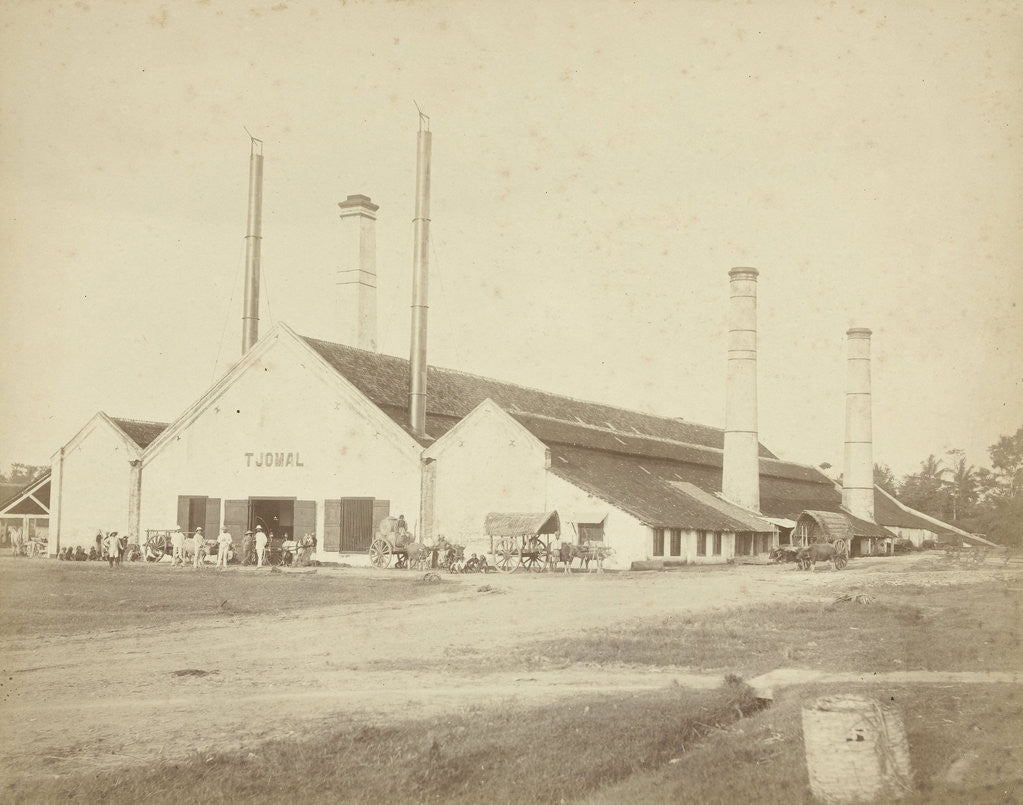 Detail of Factory Building of sugar Tjomal Java, Indonesia by Anonymous