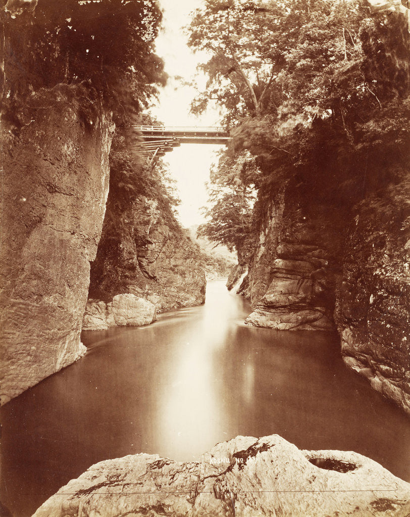 Detail of The river Koshiro in Japan by Anonymous