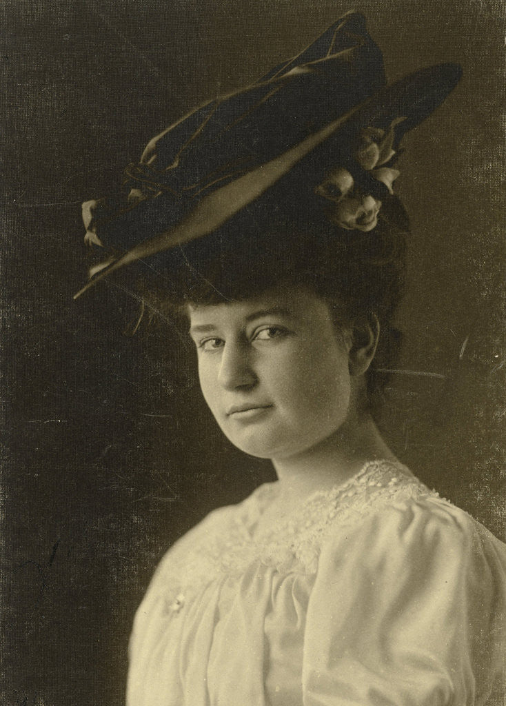 Detail of Portrait woman by E. Fabronius