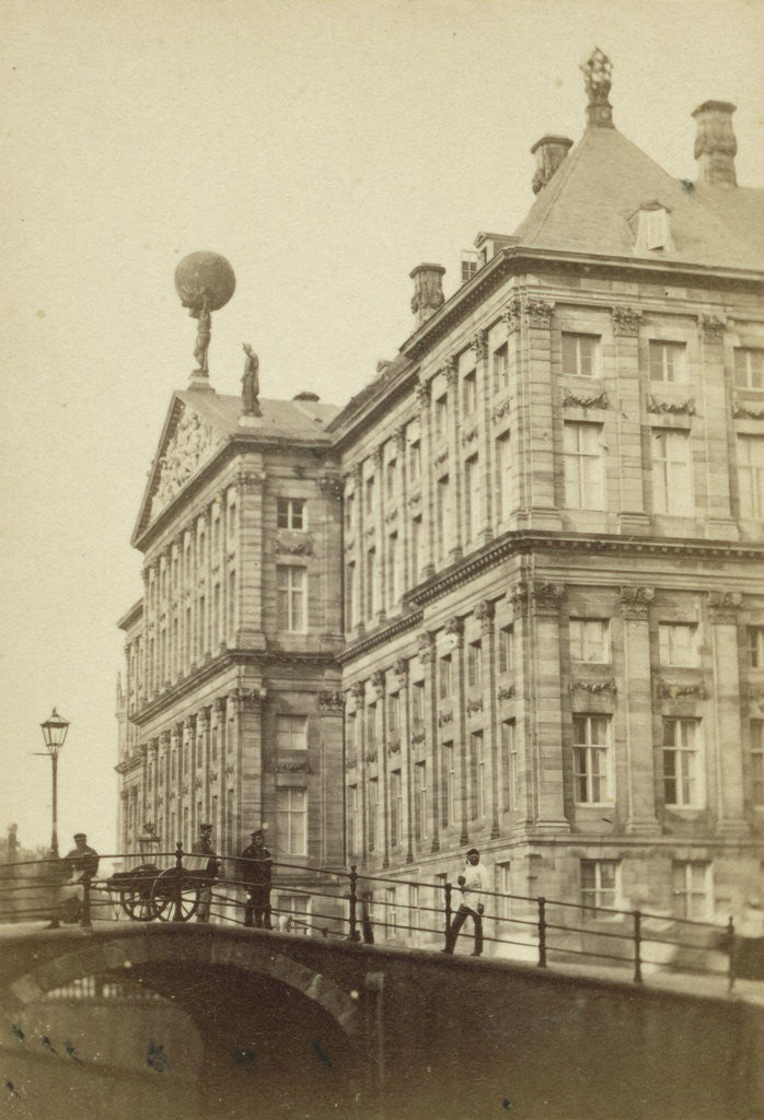 Detail of Amsterdam, The Netherlands. the Palace by Andries Jager