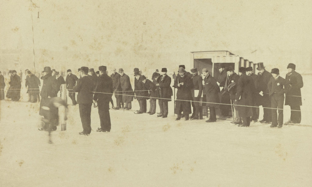 Detail of Amsterdamsche Ysclub Hardrydery January 7, 1891 by Samuel Herz