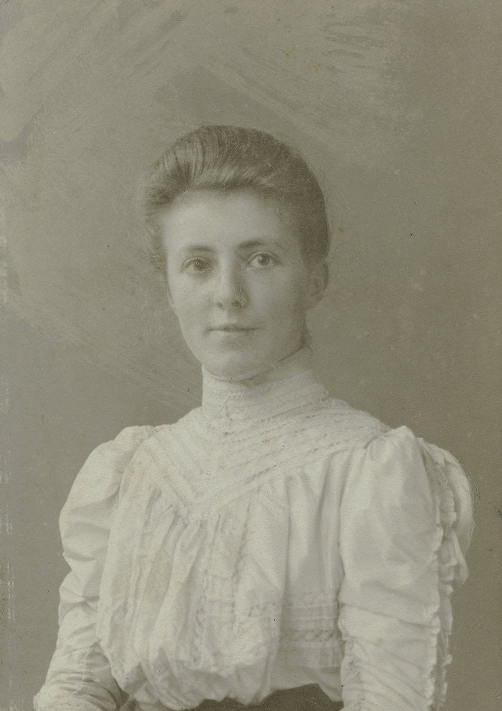 Detail of Portrait woman by A.S. Weinberg