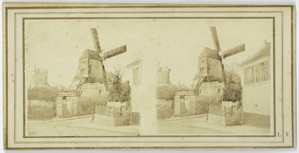 Detail of Moulin de la Galette by Anonymous