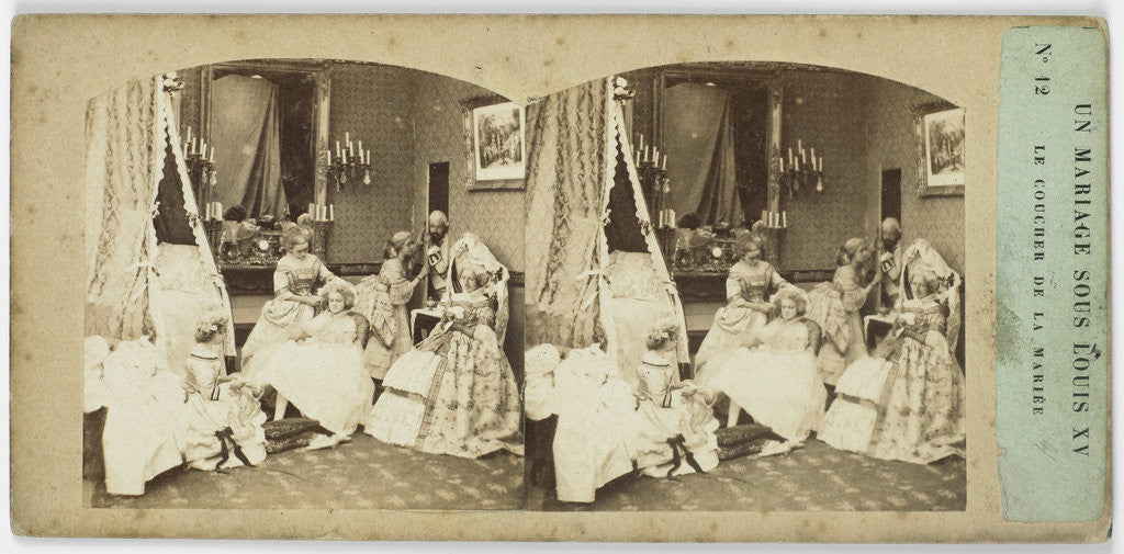 Detail of Bed of the bride by Henri Tournier