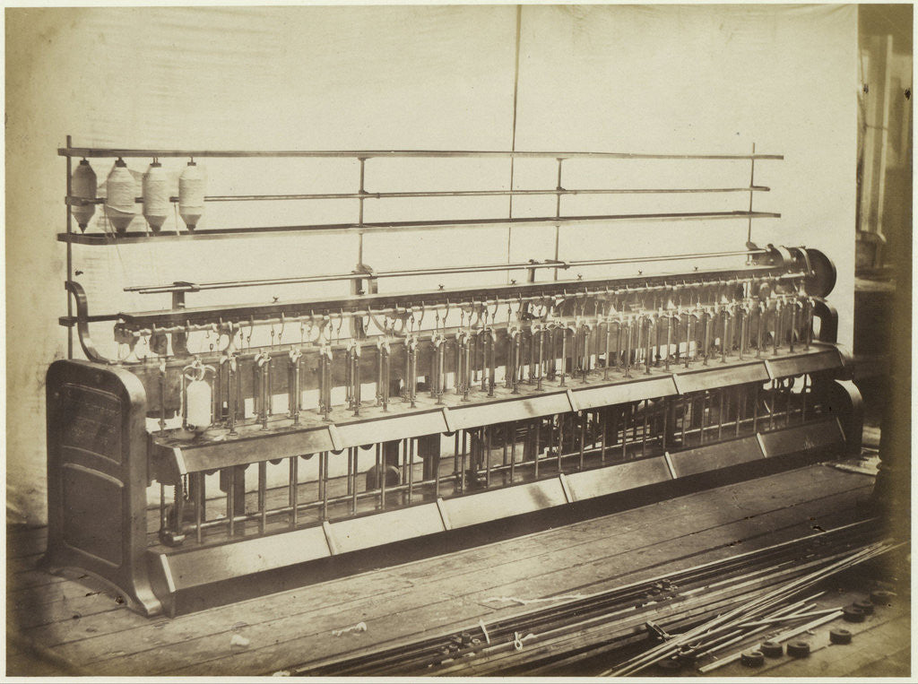 Detail of Cotton Machinery by C.M. Ferrier & F. von Martens