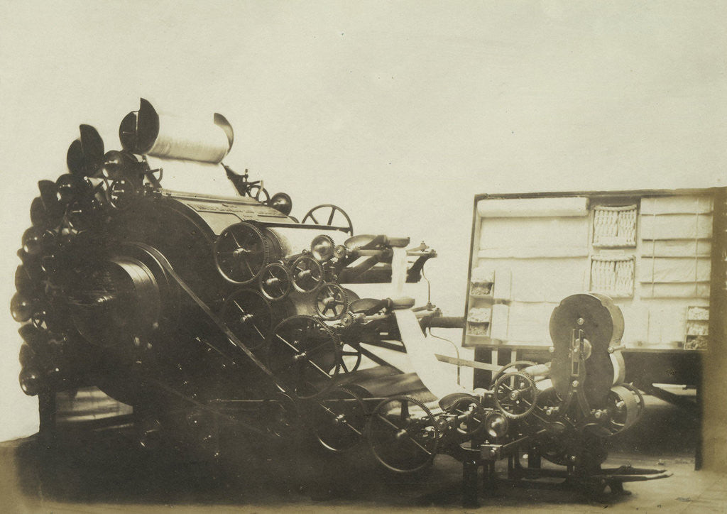 Detail of Epurator, Cleaning Machine for Cotton by C.M. Ferrier & F. von Martens