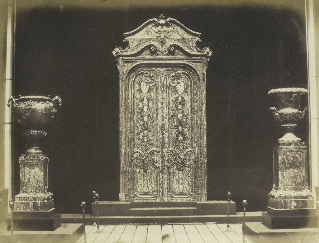 Detail of Folding-Doors Veneered with Malachite by C.M. Ferrier & F. von Martens