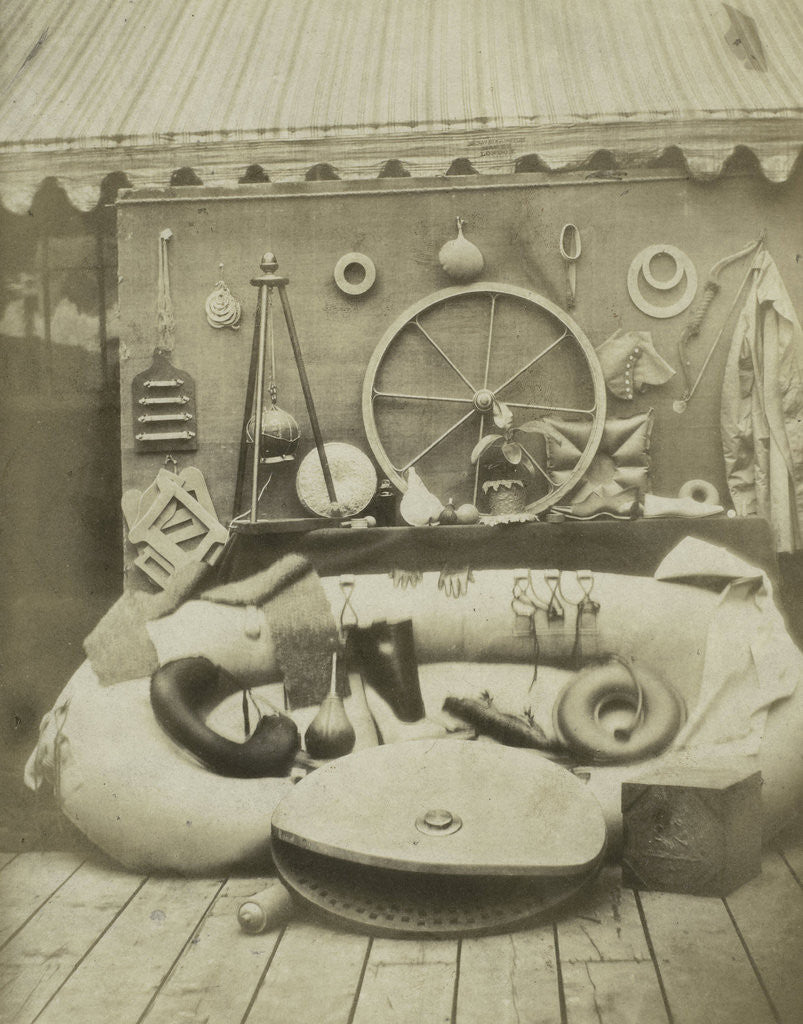 Detail of Articles in Indian Rubber. MacIntosh by Anonymous