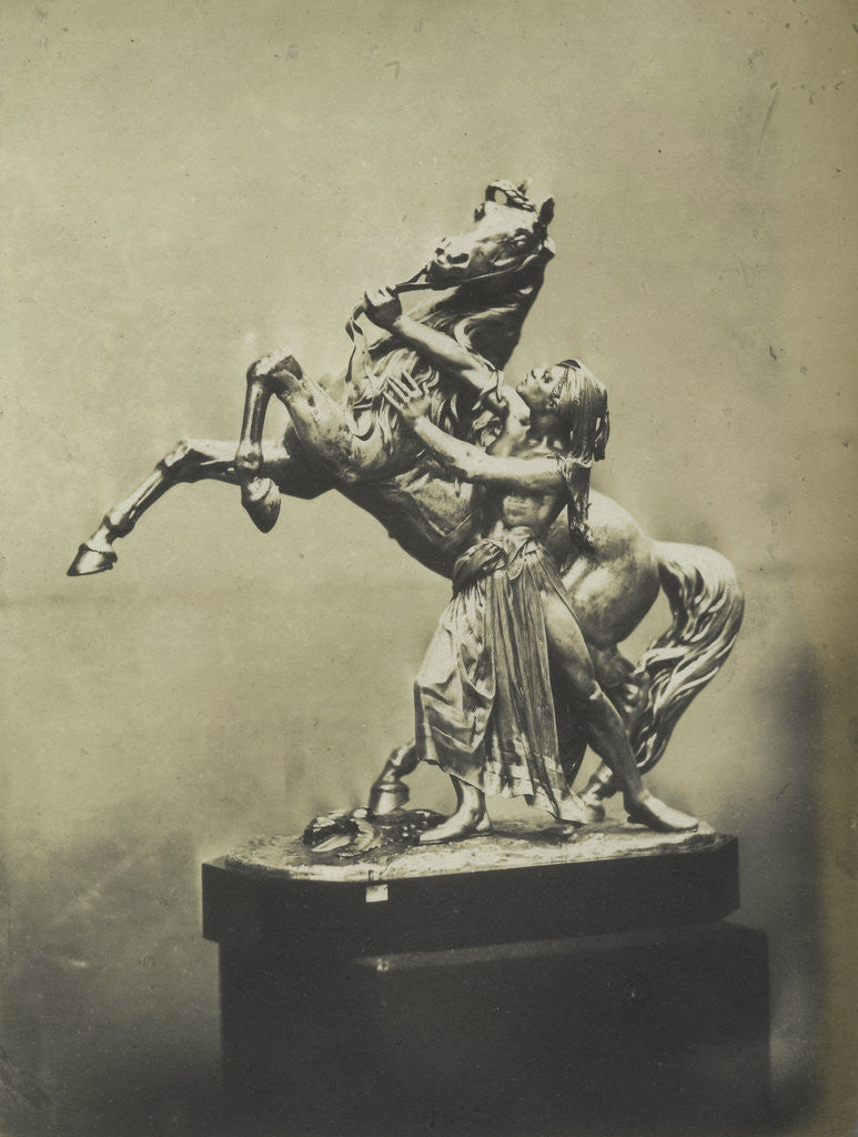 Detail of Horse and Slave. (Electroplate) by C.M. Ferrier & F. von Martens