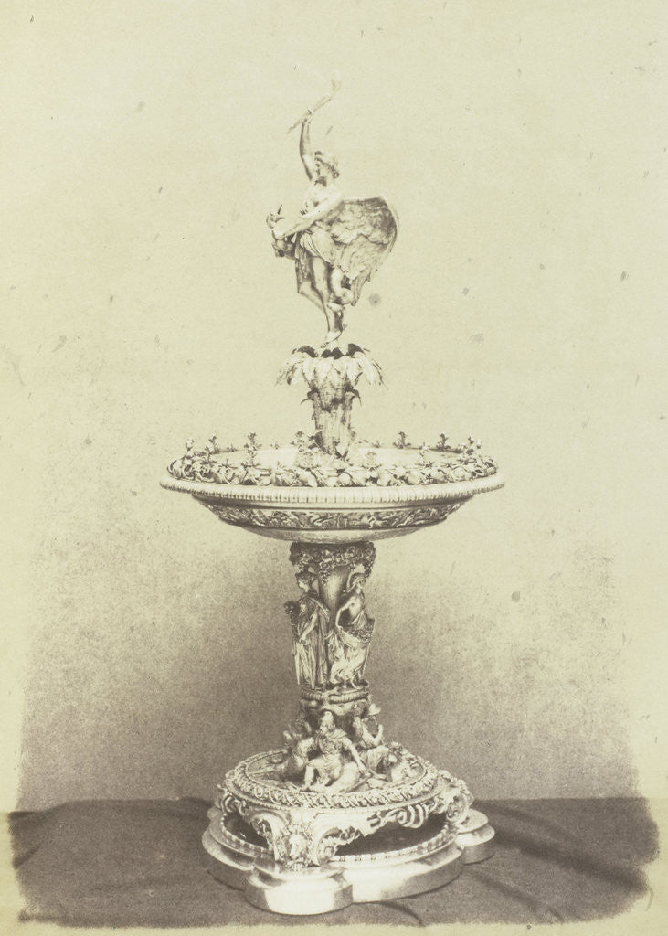 Detail of Large Centre-Piece Silver by Hugh Owen