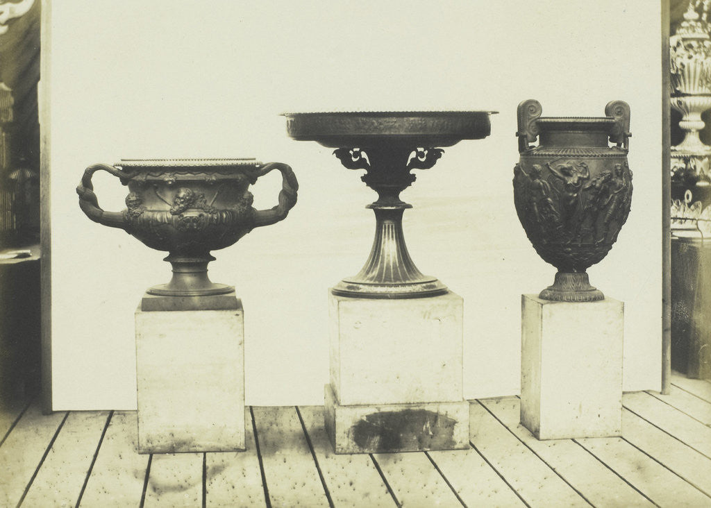 Detail of Cast Iron Vases by C.M. Ferrier & F. von Martens