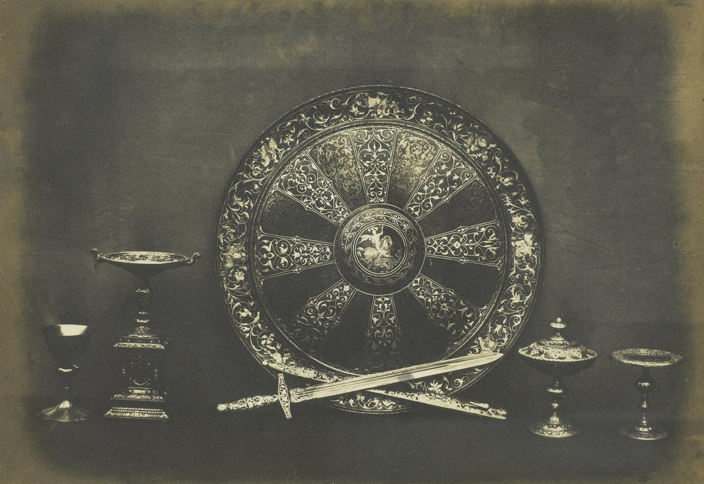 Detail of Shield in Damascene Steel by C.M. Ferrier & F. von Martens