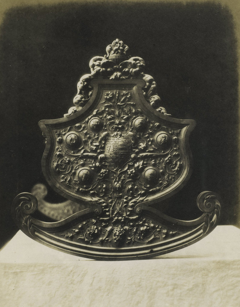 Detail of Cradle Carved in Boxwood by C.M. Ferrier & F. von Martens