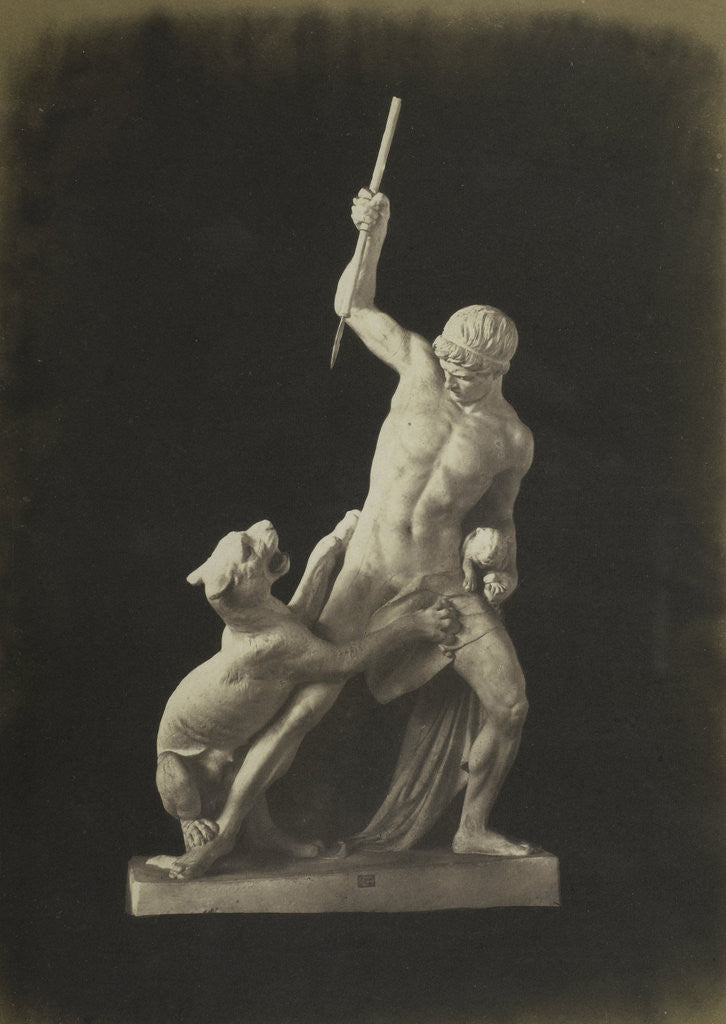 Detail of Hunter and Panther by C.M. Ferrier & F. von Martens