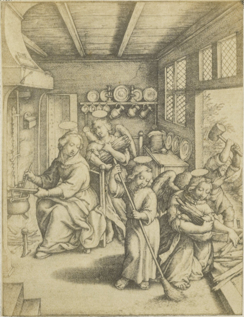 Detail of The brush by Edmond Fierlants