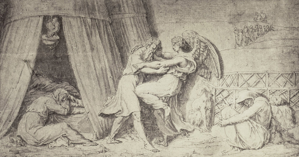 Detail of Drawing Raphael from Windsor Castle by Charles Thurston Thompson