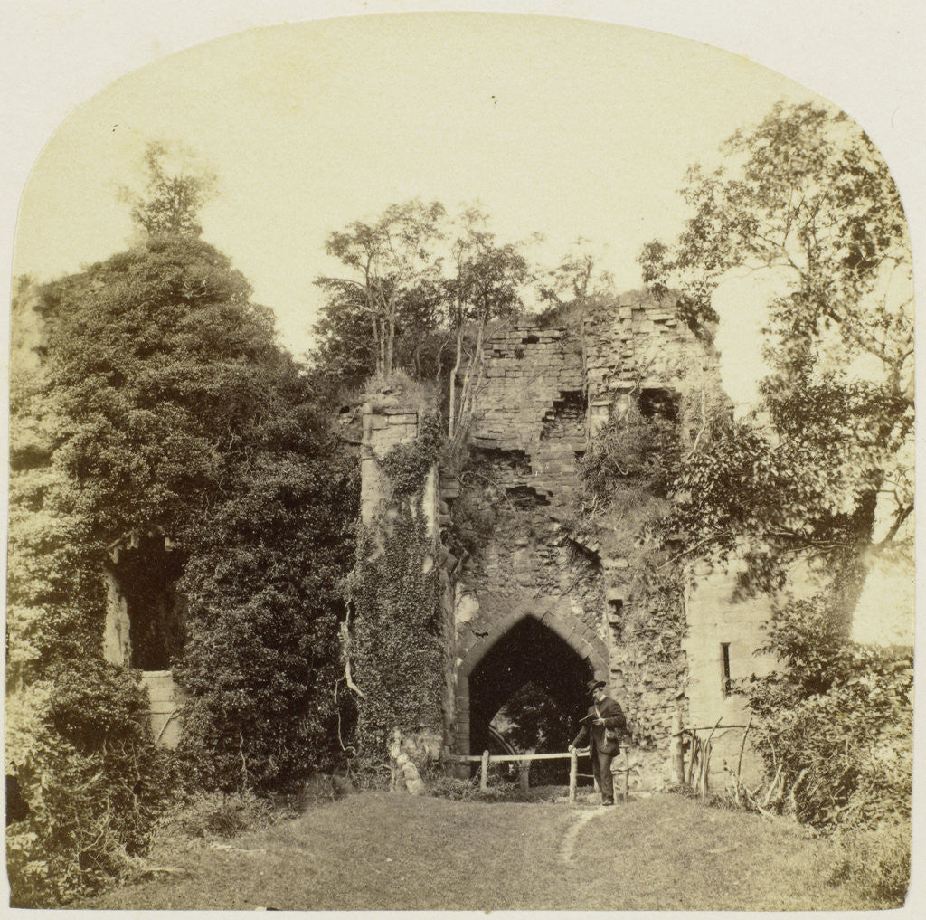 Detail of Goodrich Castle by Francis Bedford
