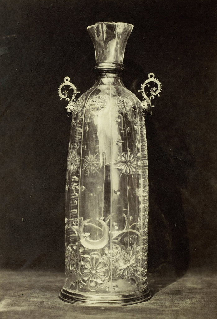 Detail of Crystal bottle, engraved, from the Louvre by Charles Thurston Thompson