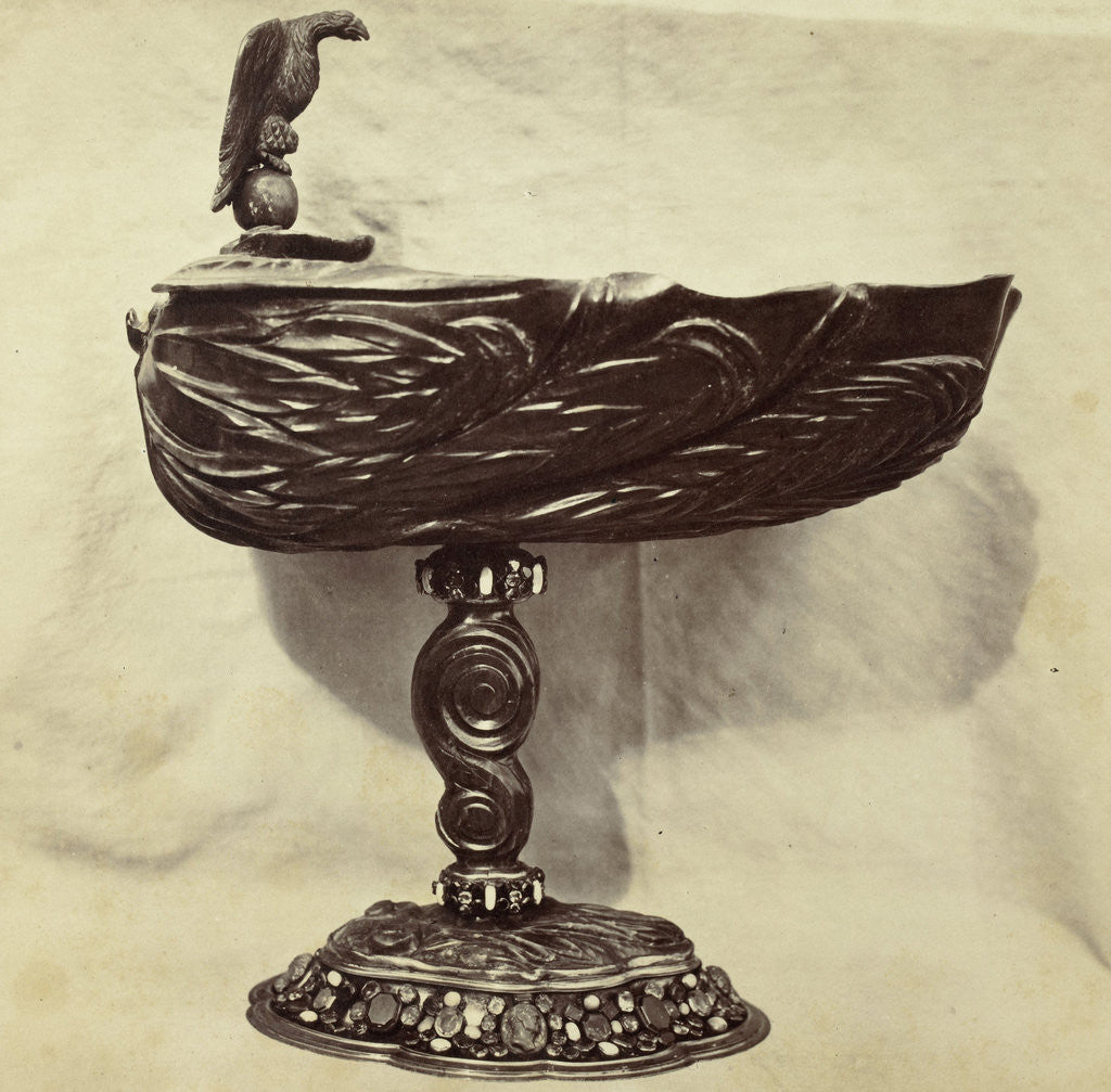 Detail of Driven metal bowl with eagle, from the Louvre, Charles Thurston Thompson by Charles Thurston Thompson