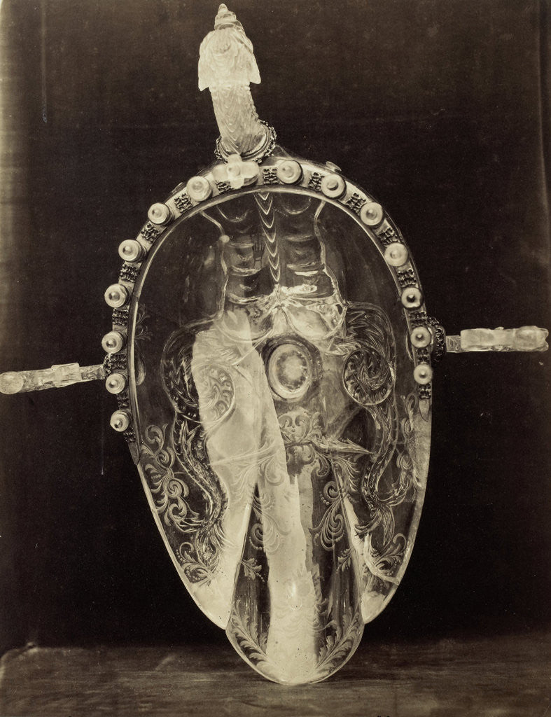 Detail of Crystals dish viewed from above, from the Louvre by Charles Thurston Thompson