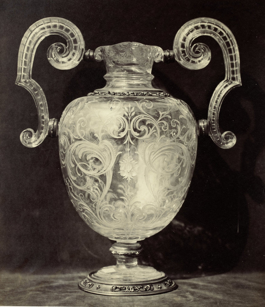 Detail of Crystal jug, engraved, from the Louvre by Charles Thurston Thompson