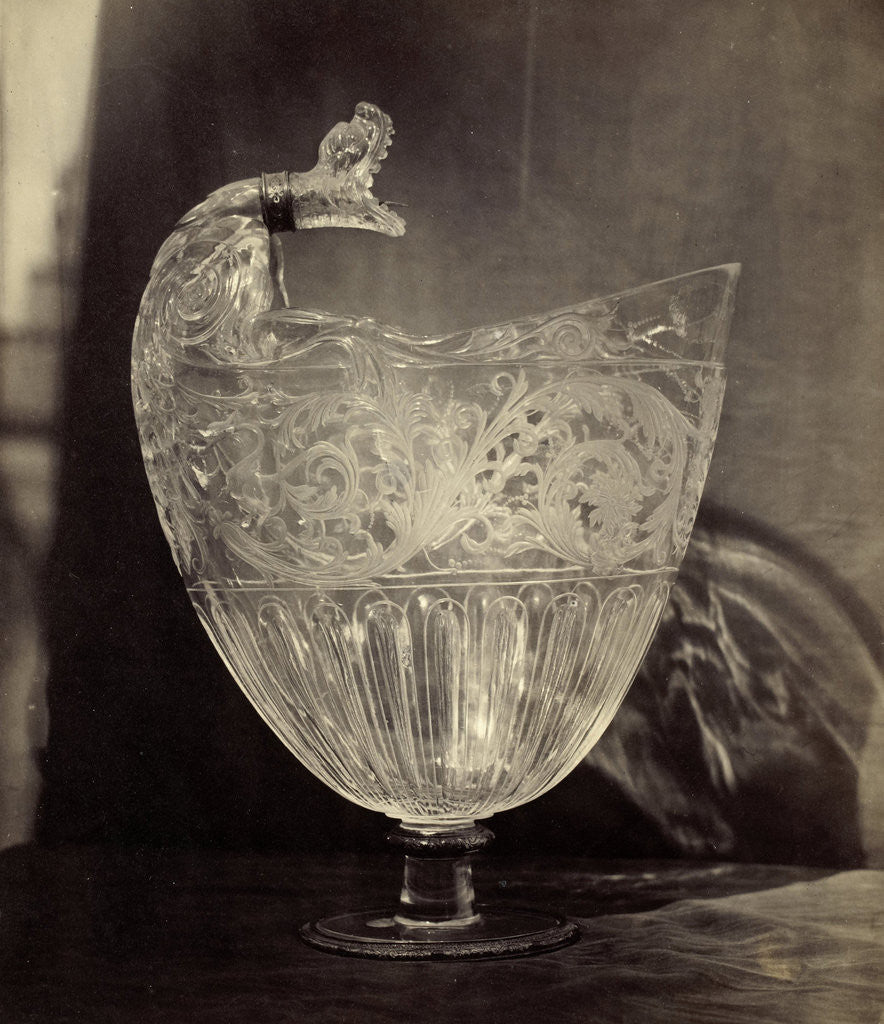 Detail of Crystals jug engraved with animal head, from the Louvre, Charles Thurston Thompson by Charles Thurston Thompson