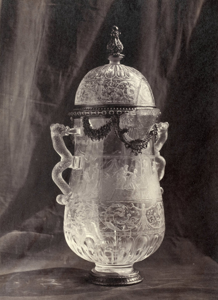 Detail of Crystal engraved can, from the Louvre by Charles Thurston Thompson