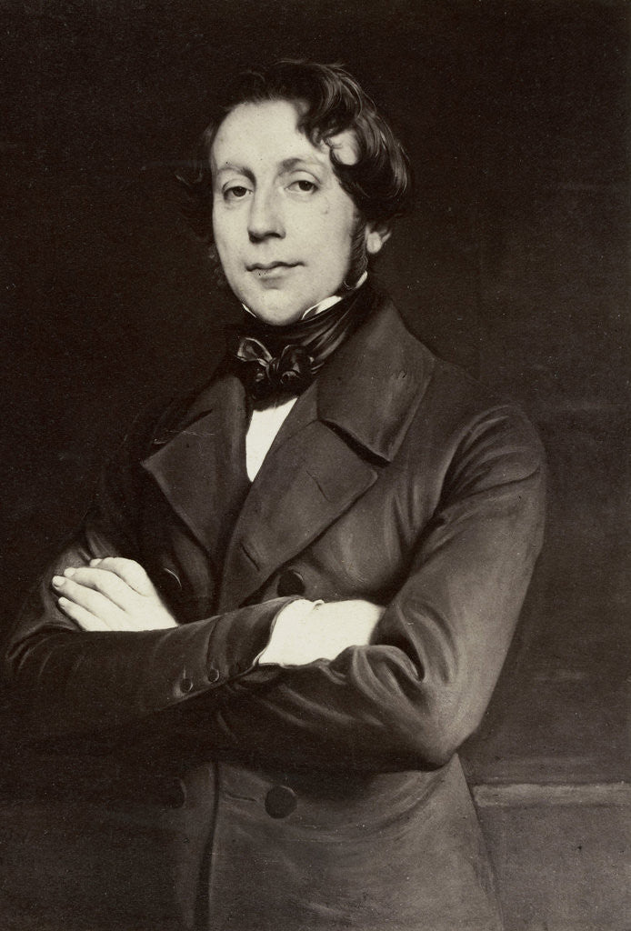 Detail of Portrait de M. de Remusat by Paul Delaroche