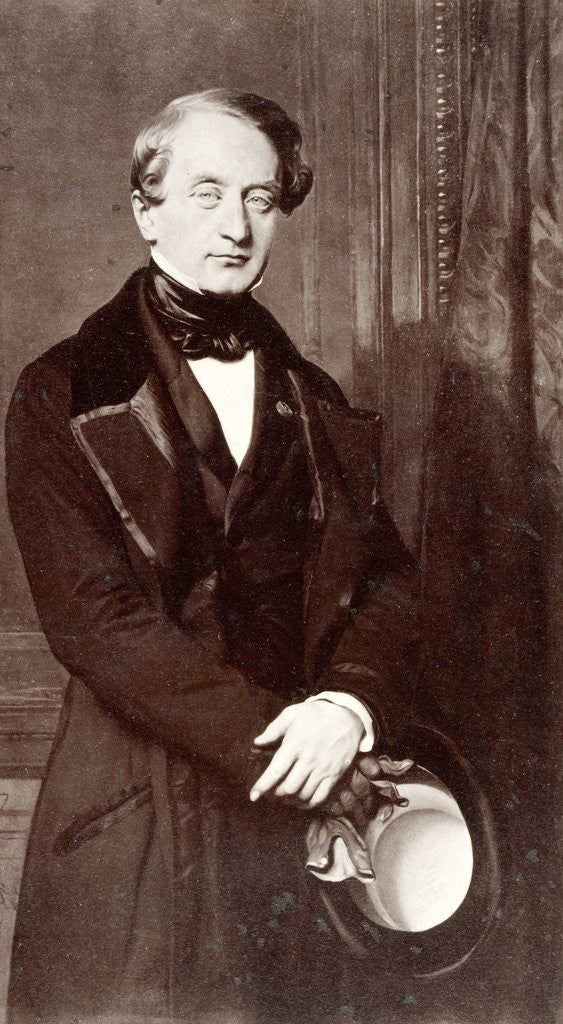 Detail of Portrait M. Schneider by Paul Delaroche