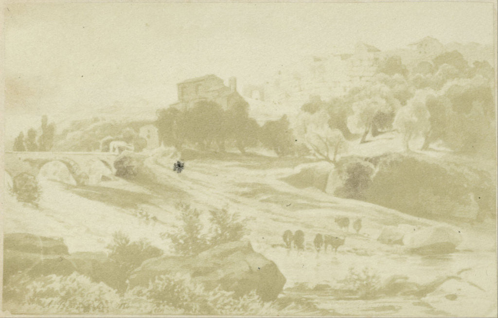 Detail of Horace, landscape Vigovaro by Anonymous