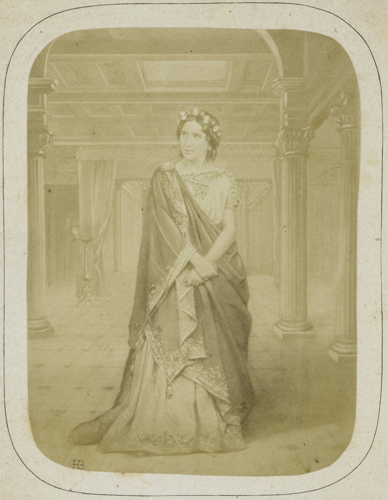 Detail of Painting Rachel in the role of Hermione in Andromaque, Act IV, Scene V by Anonymous