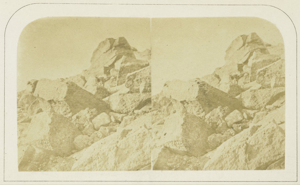 Detail of Trachyte blocks on Guajara, Tenerife by Lovell Reeve