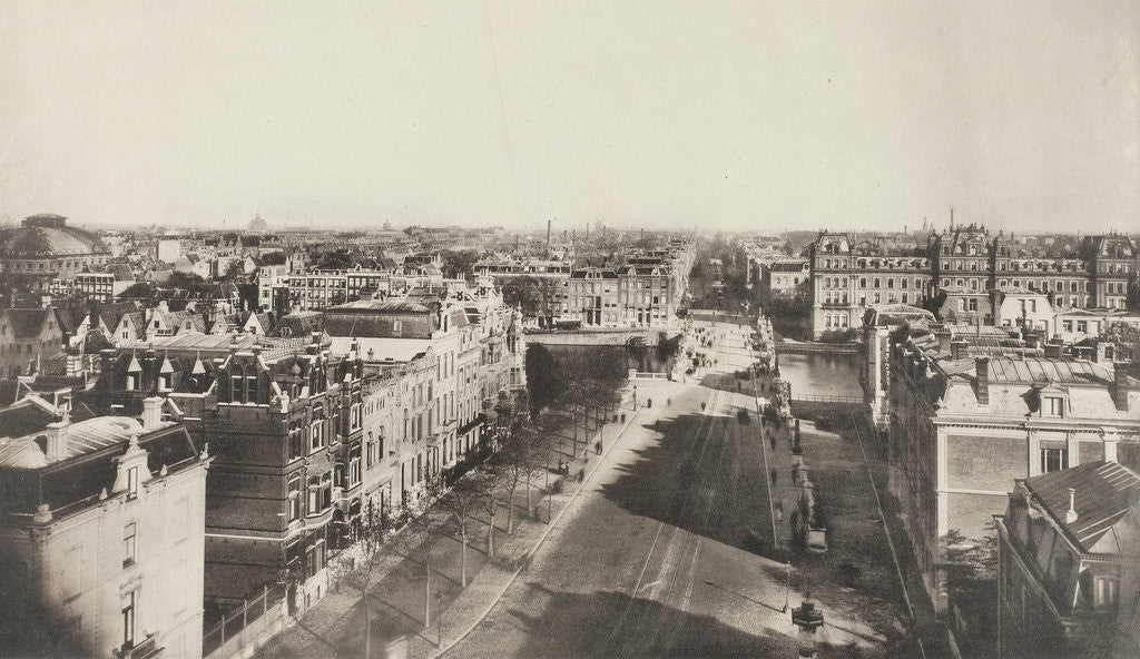Detail of Sarphatistraat and Hoge Sluis by Gerrit Hendricus Heinen