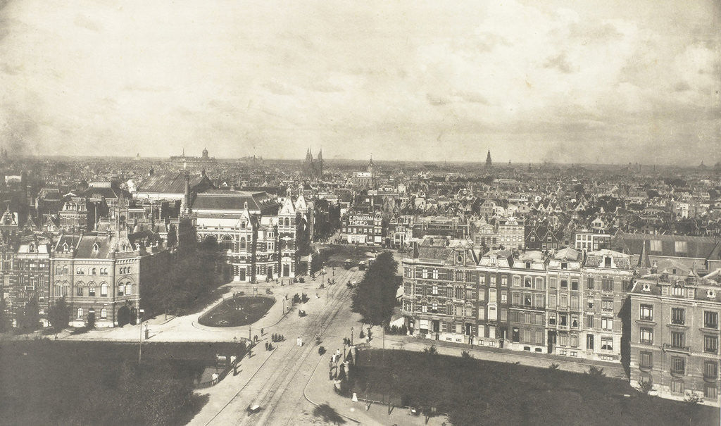 Detail of Leidseplein by Gerrit Hendricus Heinen