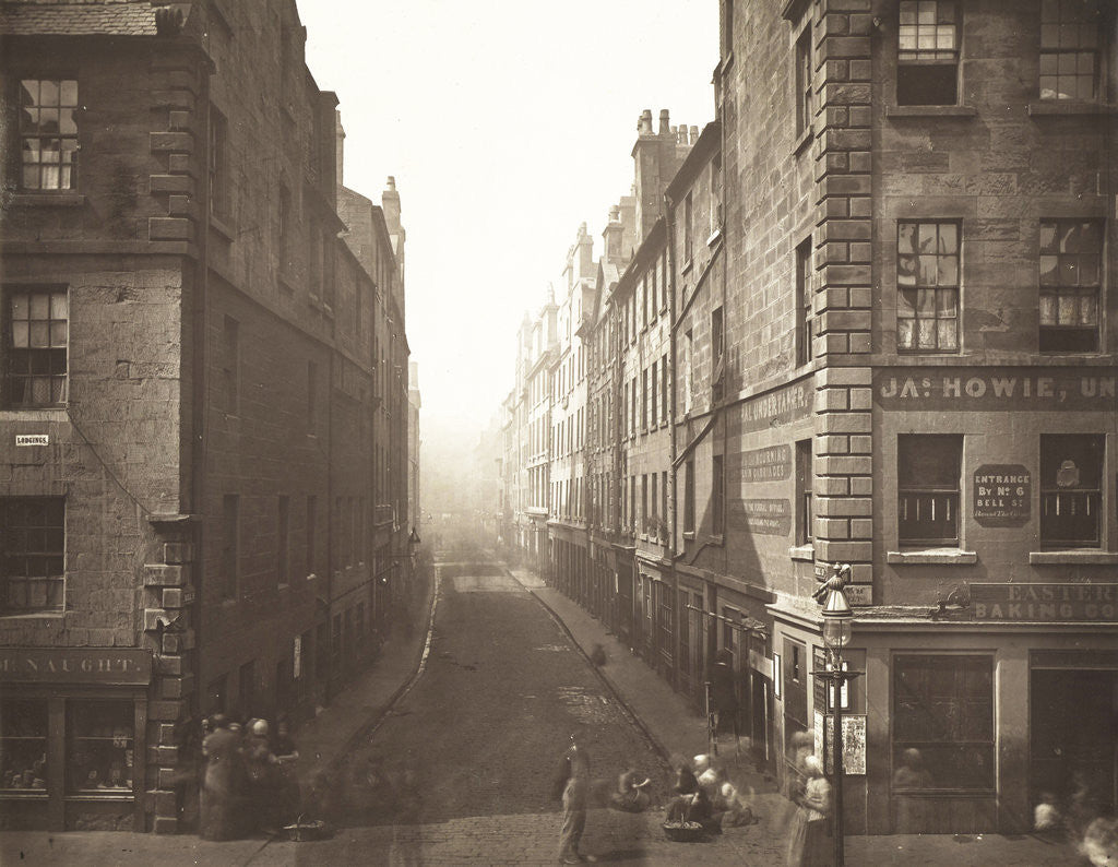 Detail of Bell Street, Glasgow, seen from High Street UK by Thomas Annan