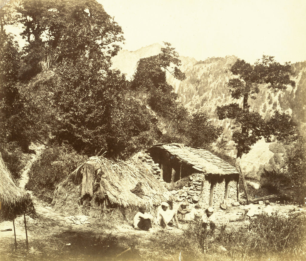 Detail of Baskets maker cabin in Naini Tal, Uttar Pradesh, North India by John Murray