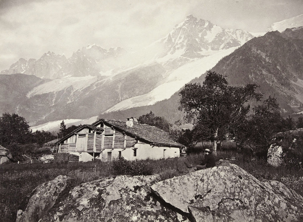 Detail of Mountain View in Switzerland by William England