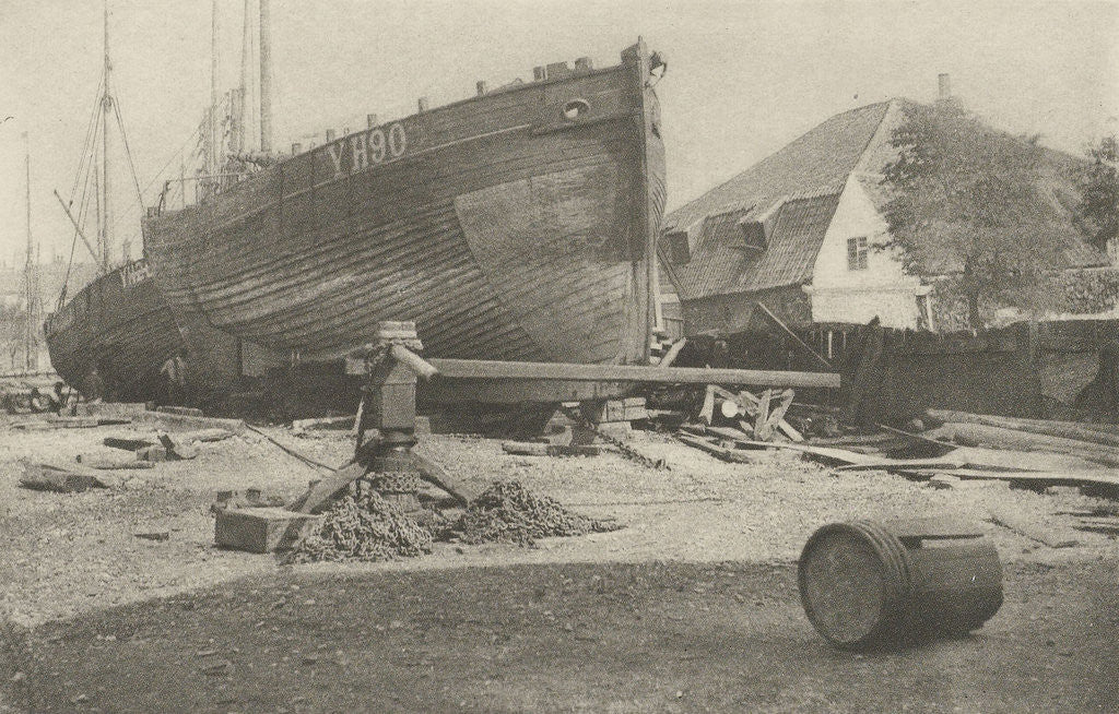 Detail of Ready to sail making a fishing vessel by Peter Henry Emerson